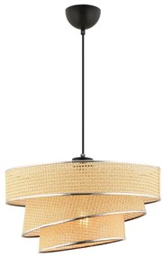 Lampadario a sospensione su cavo COUPER 1xE27/60W/230V beige/cromo lucido
