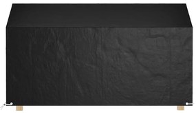 Copri panche giardino 2pz 8occhielli 190x70x70/88cm polietilene