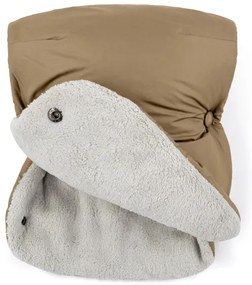 PETITE&amp;MARS - SET Coprigambe per bambini 3in1 JIBOT + stroller mano muff marrone