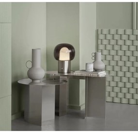 Tavolino rotondo in acciaio inox ø 50 cm Oru – Blomus