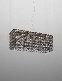 Giogali sospensione r1b cristallo nickel nero e bronzo opaco 10 luc...