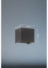 Lampada da parete a LED nera - Fischer &amp; Honsel