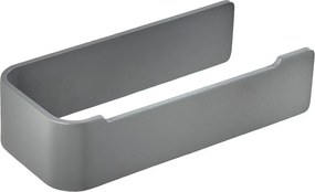 Porta carta igienica da parete grigio in metallo Ume – Zone