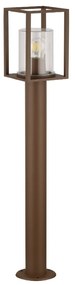 Paletto da Giardino Corten 100cm Base E27 - Serie PRISM Colore Corten