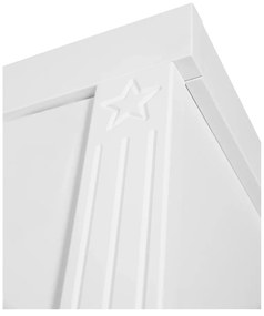 Armadio bianco per bambini 139x199 cm Maxi - Roba