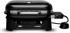 Barbecue elettrico portatile Weber lumin compact' con griglia 49,5x23,5 cm