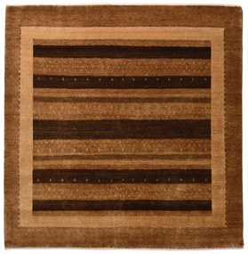 Loribaft Tappeto orientale 200x200 Marrone (Indian) Annodato A Mano