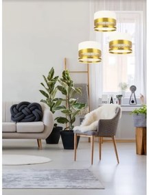 Lampadario su filo MILO 3xE27/60W/230V dorato