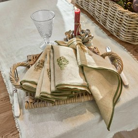 LOBERON Set di 4 tovaglioli Myka