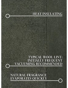 Tappeto verde scuro in misto lana tessuto a mano 80x150 cm Kari – Villeroy&amp;Boch