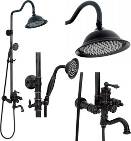 Set doccia con beccuccio Rea Vintage Black