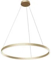 Lampadario A Sospensione Moderno Rim Alluminio Ottone 1 Led 51W