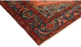 Antik Stilizzato Salmone Blu 175x185 Cm