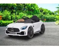 Macchina Elettrica per Bambini 12V con Licenza Mercedes GTR Small AMG Bianca