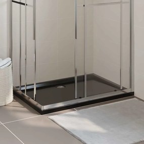 Piatto Doccia İn Abs Rettangolare Nero 80x110 Cm /