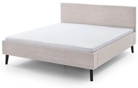 Letto matrimoniale imbottito beige rete non inclusa 180x200 cm Avola – Meise Möbel