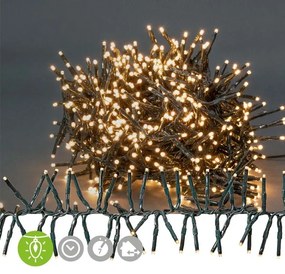 Nedis CLCS768 - Catena natalizia LED da esterno 768xLED/7 funzioni 8,6m IP44 bianco caldo