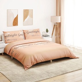 Set Copripiumino Rosa 225x220 Cm İn Cotone /