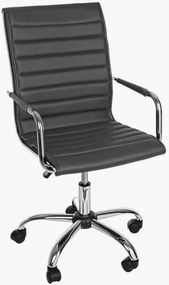 Sedia da scrivania in similpelle Perth, regolabile in altezza