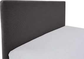 Letto da bambini color antracite imbottito con contenitore con rete inclusa 90x200 cm Cool – Meise Möbel