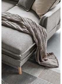 Divano letto angolare grigio (angolo sinistro/"U") Charming Charlie - Miuform