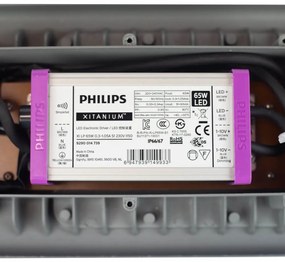 Armatura Stradale LED 40W Programmabile, Classe II con driver Philips Colore Bianco Freddo 5.000K