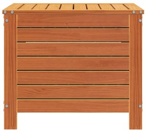 Poggiapiedi giardino marrone cera 62x63,5x53,5 cm massello pino