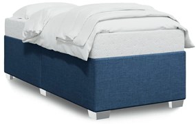 Giroletto Senza Materasso Blu 90x190 Cm İn Tessuto /