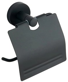 Aqualine - Porta carta igienica con protezione SAMBA nero