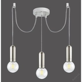 Leuchten Direkt 14776-55 - Lampadario a sospensione con filo TURN ME 3xE27/60W/230V ragno