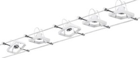 Paulmann 94134 - SET 5xGU5,3/10W Faretto MAC 230V bianco