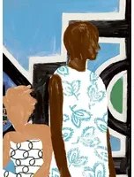 Élitis Carta da parati panoramica Ndebele - Panel 3