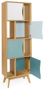 Libreria turchese 65x191 cm Avon - Woodman