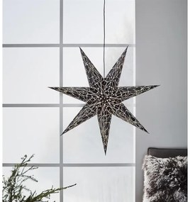 Markslöjd 704877 - Decorazione di Natale KARLA 1xE14/25W/230V nero 75 cm