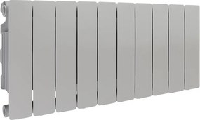 Termosifone in alluminio 10 elementi interasse 350 mm PRODIGE MODERN silver