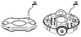 Robot Pulitore per Piscine senza Fili 27 W