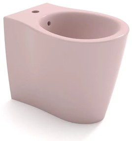 Bidet filomuro SOFT OLYMPIA CERAMICA L 36 x H 42 x P 55 cm Rosa lucido