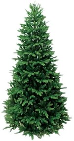 Albero di natale verde finto abete altezza 180 cm Brennero Slim 1861 rami Apertura Ad Ombrello