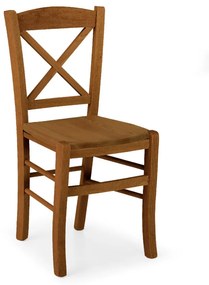 Set di 2 sedie TIBURTINA in legno massello noce