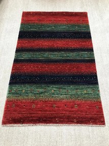 Loribaft Tappeto persiano 130 x 80 Verde (Iran) Annodato A Mano
