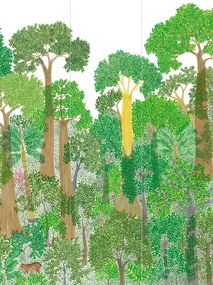 Isidore Leroy Carta da parati panoramica Isio Bajii - Panel B