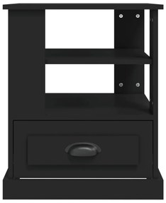 Tavolino Nero 50x50x60 cm in Legno Multistrato