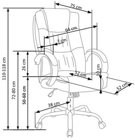 Sedia da ufficio RELAX nero