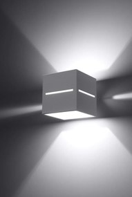 Applique da Parete in Alluminio LOBO G9 White Bidirezionale da interno