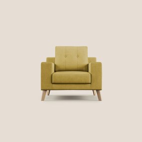 Danish poltroncina in tessuto morbido impermeabile T02 giallo