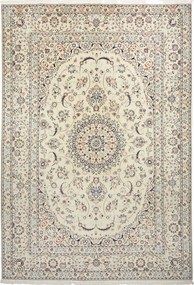 Nain Tappeto 310x210 Beige (Iran) Annodato A Mano
