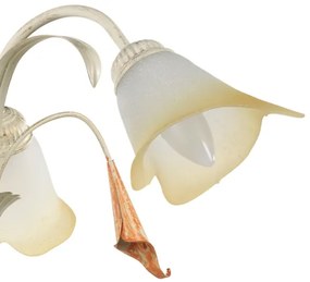 ONLI - Lampadario a sospensione con catena LUCREZIA 3xE14/6W/230V color crema