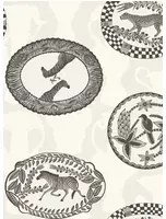 Cole & Son Carta da parati Matrinah - Black/ White