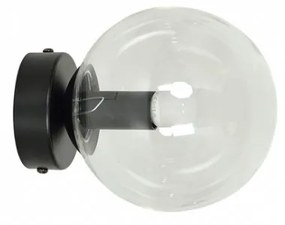 Lampada da Parete ROSSI K1 BL E14 Grafite,Trasparente, Miele Colore del corpo Trasparente