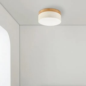Brilagi - Plafoniera LED BELLADONNA LED/20W/230V Ø 30 cm crema/rovere